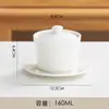 Olla para Sopa de Nido de Pájaro Olla de Cerámica para Sopa Baño María con Tapa Tazón para Huevos al Vapor Postre Saludable Bocadillos Shaxian Olla de Barro para Estofado Revestimiento Interior Creativo
