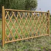 Fábrica de Vallas de Bambú Artificial, Valla de Embellecimiento para Construcción Rural Nueva, Jardín Comunitario, Huerto, Área Escénica, Valla de Bambú Simulada