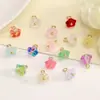 Pendente de Flor de Estrela Gradiente Claro em Forma de Botão de Flor Corrente de Cintura Ornamento Estilo Antigo Roupas Acessórios DIY Feitos à Mão