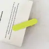 Clipes Sólidos de 5 peças, cabeça redonda, alargados, texturizados, na cor macaron, presilhas fofas e doces para franja, presilhas laterais, presilhas base criativas feitas à mão