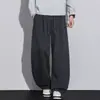 Nova Coleção Outono/Inverno 2026: Calça Casual Masculina de Tecido Air Layer Pesado, Estilo Americano, Caimento Solto, Retrô, Perna Reta com Corte Curvo, Calça Longa da Moda