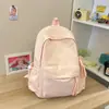 Novas Mochilas Escolares Estilo Coreano para Alunas do Ensino Fundamental e Médio, Mochilas Casuais de Alto Valor para Viagem