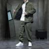 Invierno 2024 nuevo estilo chino moda masculina traje de abrigo acolchado de algodón traje Tang chino abrigo acolchado cálido abrigo de pana