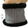 Conjunto de Gorro y Bufanda Transfronterizo para Hombre, Gorro de Punto Engrosado con Forro de Felpa para Proteger las Orejas, para Personas de Mediana Edad y Mayores, Gorro de Lana a Prueba de Viento
