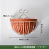 Vaso de flores semicircular pendurado, vaso de flores de plástico de resina espessado para parede, pode armazenar água, vaso de flores de plástico, fábrica de atacado