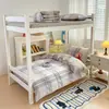 Juego de ropa de cama de tres piezas para dormitorio estudiantil, 100% algodón Clase A, estilo sábana bajera, sábana 100% algodón 90x190 para litera y funda de edredón