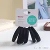 Set de 6 piezas de coleteros sin costuras de alta elasticidad con patrón de jacquard, bandas elásticas de bucle de toalla sin costuras para coletas altas