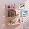 Prateleira de Parede Sem Furos Prateleira Simples Moderna Sala de Estar Pendurada na Parede Decoração de Parede Criativa Divisória Estante de Quarto