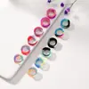 Ventas Directas de Fábrica Estilo Cyberpunk Color Mixto Oreja Redonda Hueca Silicona Joyería para Piercing Expansión de Oreja Simple y de Moda