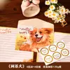 Conjunto de Papel de Carta e Envelope Borboleta Lunar Rosa Púrpura, Papel de Carta Estilo Ins para Presente, Carta Manuscrita Espessa Desenho Animado para Presente, Decoração de Mensagem