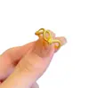 Anillo Ajustable con Serpiente Dorada Enrollada para Mujer, Nuevo Estilo Chino Serpiente del Zodiaco, Joyería Elegante y Lujosa de Gama Alta