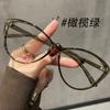 Nuevo Armazón de Gafas Ojo de Gato Celebridad de Internet Llanas Luz Azul Retro Europeo Americano Tr90 Femenino Se Puede Equipar con Gafas Planas para Miopía con Graduación