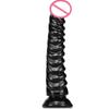 Escama de dragão de fábrica Cristal pênis artificial brinquedos sexuais adultos plug anal posterior masturbação dildo transparente para homens e mulheres