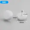 Uñas de pie de doble capa plástico muebles sofá taburete uñas de pie mesa y sillas de madera maciza elevación a prueba de humedad engrosado armario hogar pie silla
