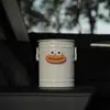 Cubo de basura para coche con forma de boca de salchicha, organizador para coche, caja de almacenamiento multifuncional para coche, cubo para paraguas