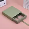 Promoción del fabricante de cajas colgantes de película de PE, cajas de regalo de productos pequeños de Yiwu, cajas de almacenamiento y embalaje para joyas, al por mayor en stock