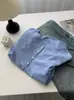 Cardigan de Lino Tencel, Reversible, Ligero, Protector Solar para Mujer, Nuevo Estilo Coreano Primavera/Verano, Top de Color Sólido