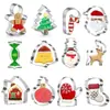 12 Moldes para Galletas de Navidad Acero Inoxidable Campana Árbol de Navidad Molde para Pastel de Fondant Herramientas para Hornear Anillo para Mousse Galletas