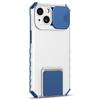 Funda para teléfono móvil iPhone 12 Pro Max con soporte deslizante resistente a caídas dos en uno Apple 13 color de contraste XR funda protectora