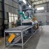 Máquina de jateamento tipo limpeza dupla face tratamento de revestimento de perfil de alumínio máquina de jateamento por granalhagem passante fábrica de máquina de jateamento de corrente Nanhai