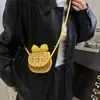 Estilo Coreano Otoño Nuevo Bolso Pequeño de Gamuza Dulce Bolso de Hombro para Niñas con Flores Lindo Mini Bolso Cruzado con Lazo Bolso para Niños