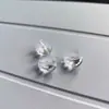 Joias de cristal cor AB furo reto furo horizontal contas soltas coração de pêssego estrela de cinco pontas urso acessórios DIY feitos à mão brincos colar pulseira