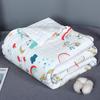 Toalla de baño para bebés y niños pequeños toalla de baño de gasa de algodón puro clase A 6 capas súper suave absorbente manta para recién nacido baño infantil al por mayor