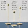 Candelabro de columna galvanizado nórdico, modelo para habitación, comedor, mesa, aromaterapia, cena a la luz de las velas, decoración romántica para bodas.