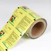 Película enrollable personalizada de fábrica para empaques cosméticos película enrollable de papel de aluminio para alimentos película enrollable para empaques de champú película enrollable para empaques automáticos