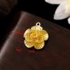 Estilo antigo Zhongxing novas joias DIY chapéu de flor de latão suporte de flor núcleo de flor coleção de botões de flor acessórios de grampo de cabelo feitos à mão