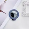 Espelho Mini Dobrável Brilhante Acessório de Capa de Celular Portátil Suporte de Espelho para Maquiagem Preguiçoso Gadget de Mesa para Assistir a Programas