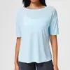 Nueva Blusa Deportiva para Mujer, Malla Suelta y Ligera de Manga Larga, Camiseta de Pilates y Fitness para Mujer, Top de Ropa para Fitness y Yoga