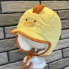 Gorra de aviador piloto de invierno para niños mayores, a prueba de viento para exteriores, otoño e invierno, protección para las orejas con forro polar, cálida para niñas