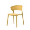 Silla de Plástico Simple Nórdica Silla de Comedor Silla de Apoyo Informal de Ingeniería Respaldo de Silla Silla de Asignación Doméstica Silla de Esquina Foshan