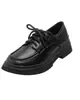 Zapatos de Cuero Personalizados Estilo Británico para Otoño e Invierno con Forro de Terciopelo, Mocasines de Piel Genuina Estilo Universitario, Zapatos Versátiles para Mujer