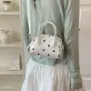 Bolsa cuadrada pequeña para niñas 2026 bolsa de moda ins de un solo hombro verano versátil estilo coreano bandolera dulce nuevo diseño de lunares