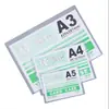Juego de insignias de PVC duro genuino para identificación de exposiciones, cordón, venta al por mayor, tarjeta de trabajo para estudiantes, juego de tarjetas de identificación A1, tarjeta de trabajo