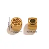 Acessórios de Joias de Aço Inoxidável com Contas Pingente de Flor com Diamante Banhado a 18K Acessórios de Contas Espaçadoras Joias para Pulseira DIY