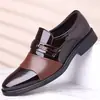 Zapatos de cuero para hombre transfronterizos personalizados, zapatos de cuero de negocios para hombre, zapatos formales de alta gama, zapatos de cuero de punta casual a la moda para hombre