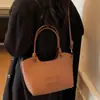 Bolsa de Mão Grande Capacidade Transfronteiriça para Mulheres 2025 Nova Tendência Coreana Versátil Moda Estilo Saco Balde Bolsa de Ombro Único Transversal