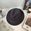 Sombrero Fedora de ala ancha de moda para hombre, Sombrero de jazz estilo francés, Sombrero de caballero retro británico, Elegante sombrero de ala ancha, Sombrero casual de lana