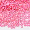 Cor de pérola de imitação ABS mágica AB plana meia redonda pérola contas DIY arte de unhas acessórios de vestuário