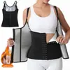Chaleco Deportivo Ajustado de Estilo Europeo para Mujer con Soporte en el Pecho, Prenda Transpirable que Absorbe el Sudor y Controla el Abdomen, Faja Moldeadora de Cintura