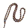 Atacado Pingente de Oliva Artificial Cordão Fábrica Pingente de Jade Reto Bola de Madeira Buda Corrente de Bolas Corda Corda de Corrente de Jade