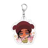 Dropshipping de Chaveiros Acrílicos Irregulares para Palco, Presentes para Mochilas de Estudante, Pingentes Decorativos de Desenhos Animados e Anime