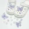 Zuecos Lindos y de Moda Estilo Ins Accesorios DIY Hebillas de Zapato Desmontables Flor de Zapato de Ballet Dibujos Animados 3D Accesorios