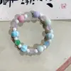 Suministro de fábrica pulsera antigua de cerámica doble pliegue pulsera de uso literario retro nuevo estilo chino viento frío dulce fresco doble uso