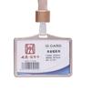 Tarjeta de trabajo horizontal de aleación de aluminio Plata insignia metálica pequeña listado permiso de trabajo unidad insignia de empresa tarjeta de certificado