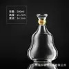 Atacado transparente 125ml garrafa de vinho para saúde 500ml garrafa de vinho de vidro 700ml garrafa de vinho garrafa de vinho branco produtos de vidro