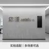 Placa de Porta com Letreiros de Precisão em Aço Inoxidável Letreiros de Titânio Galvanoplastia Pintura Metálica Antiga Letreiros Luminosos Outdoor de Empresa